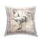 Stupell Industries Farm Sweet Farm Phrase Vintage Rooster and Text Throw Pillow 18" x 18"